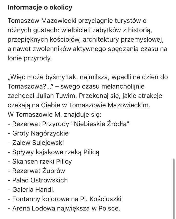 Apartmán Europa22 Superior Tomaszów Mazowiecki Exteriér fotografie